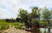 Hugh Bolton Jones On the Green River Germany oil painting reproduction